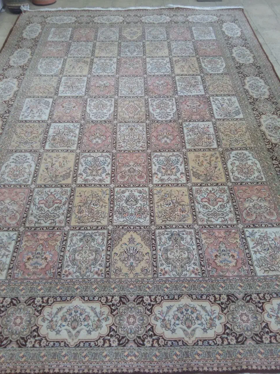 یک‌جفت«دوعدد»فرش۹متری‌درحدنو|فرش|خلخال, |دیوار