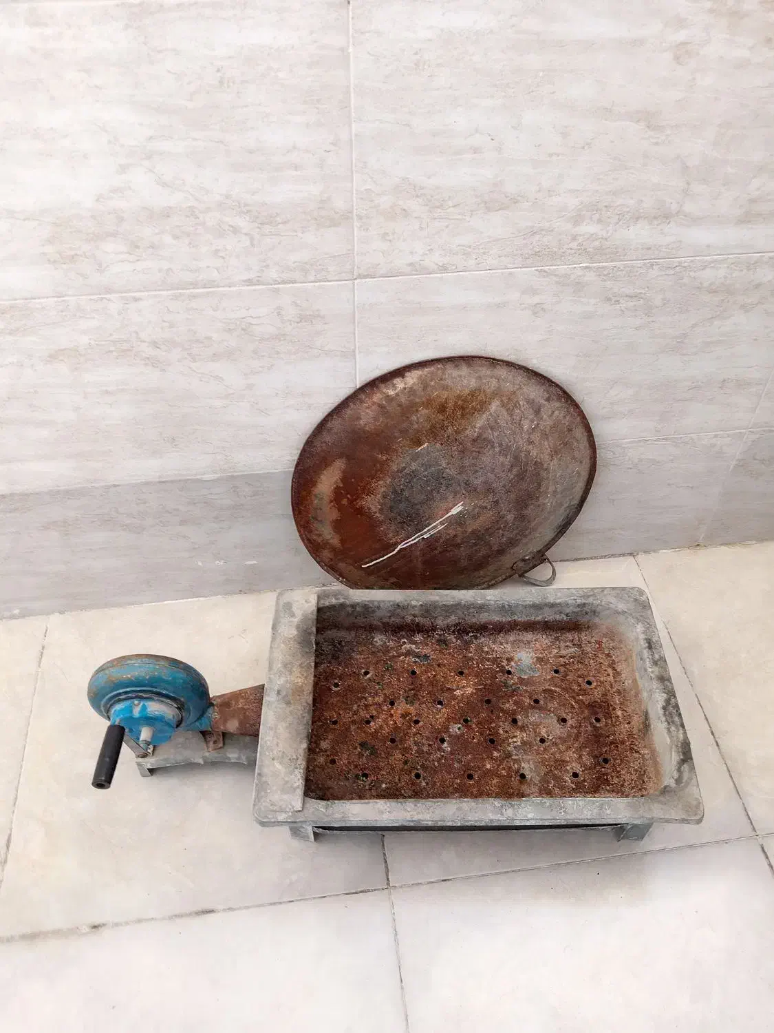 منقل کباب فن دار،تابه توه،دبه اب،قمقمه بچه،جاادویه|اجاق گاز و لوازم برقی پختوپز|برازجان, |دیوار