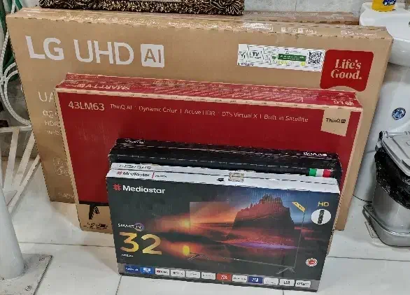 تلویزیون 32اینچ|تلویزیون و پروژکتور|میبد, |دیوار