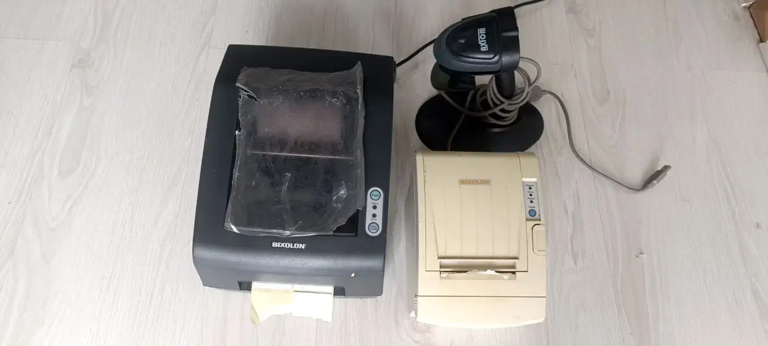 فیش پرینتر لیبل زن bixolonوبارکد خوان axiom|پرینتر، اسکنر، کپی، فکس|چالوس, |دیوار