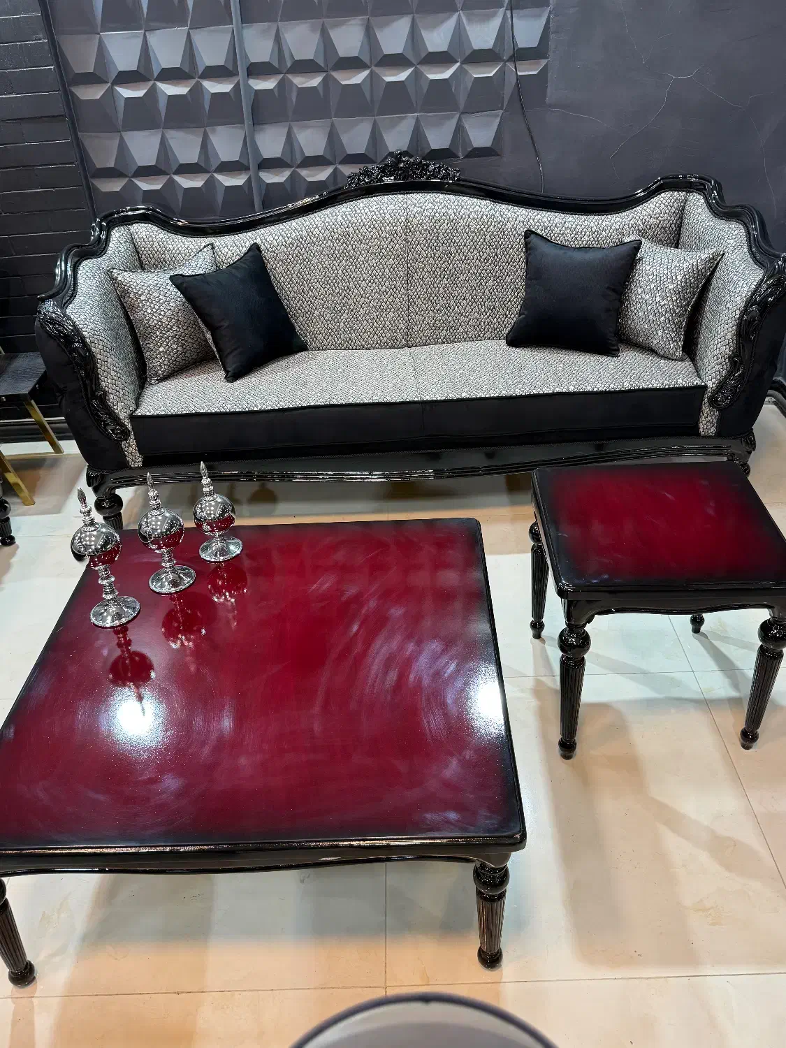 مبلمان سلطنتی اقساطی|مبلمان خانگی و میز عسلی|همدان, |دیوار