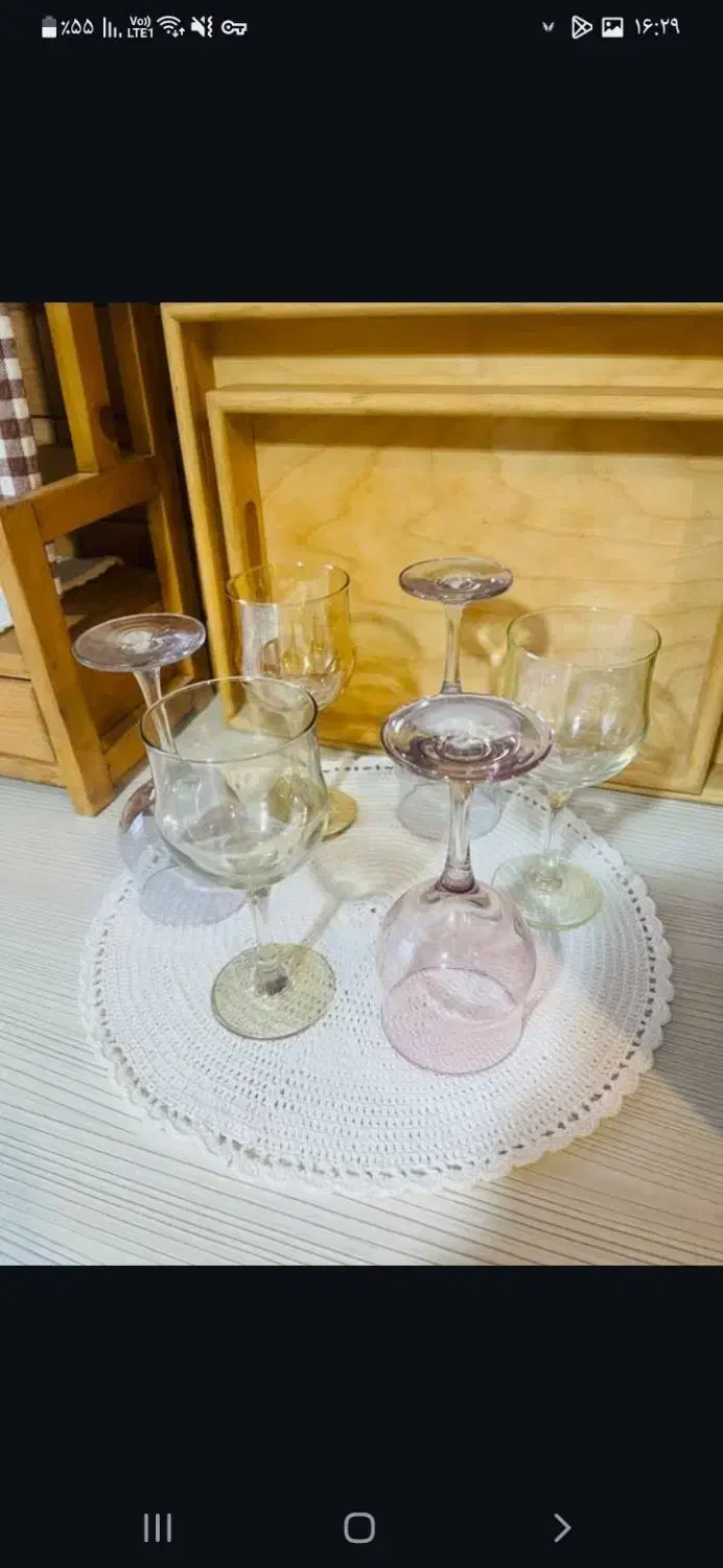 ظروف شیشه ای و گیلاس خوری جامیوه ای بستنی خوری|ظروف سرو و پذیرایی|هشتگرد, هشتگرد قدیم|دیوار