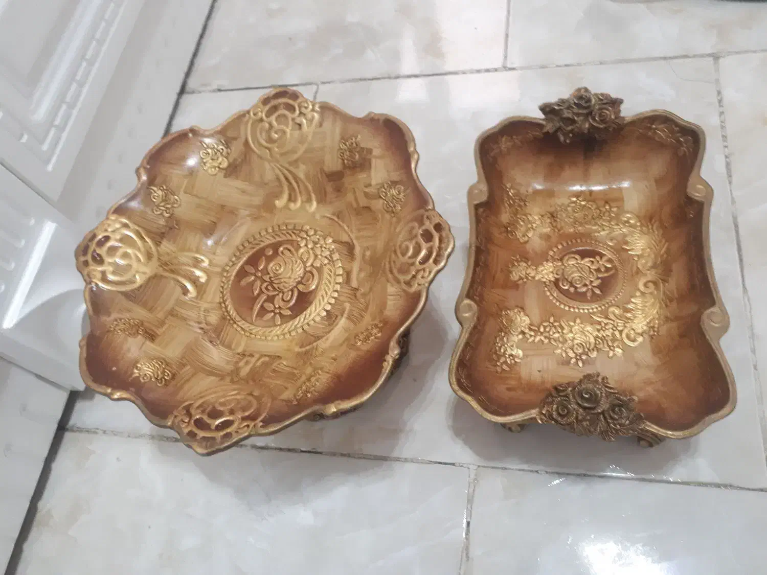 میوه خوری و شیرینی خوری پایه دار پلی استر|ظروف سرو و پذیرایی|تهران, نعمت‌آباد|دیوار