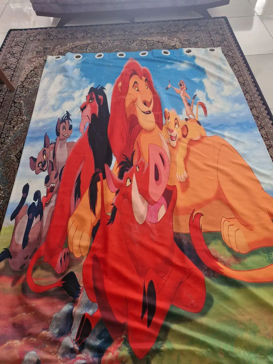 پرده|پرده، رانر، رومیزی|کرج, مصباح|دیوار