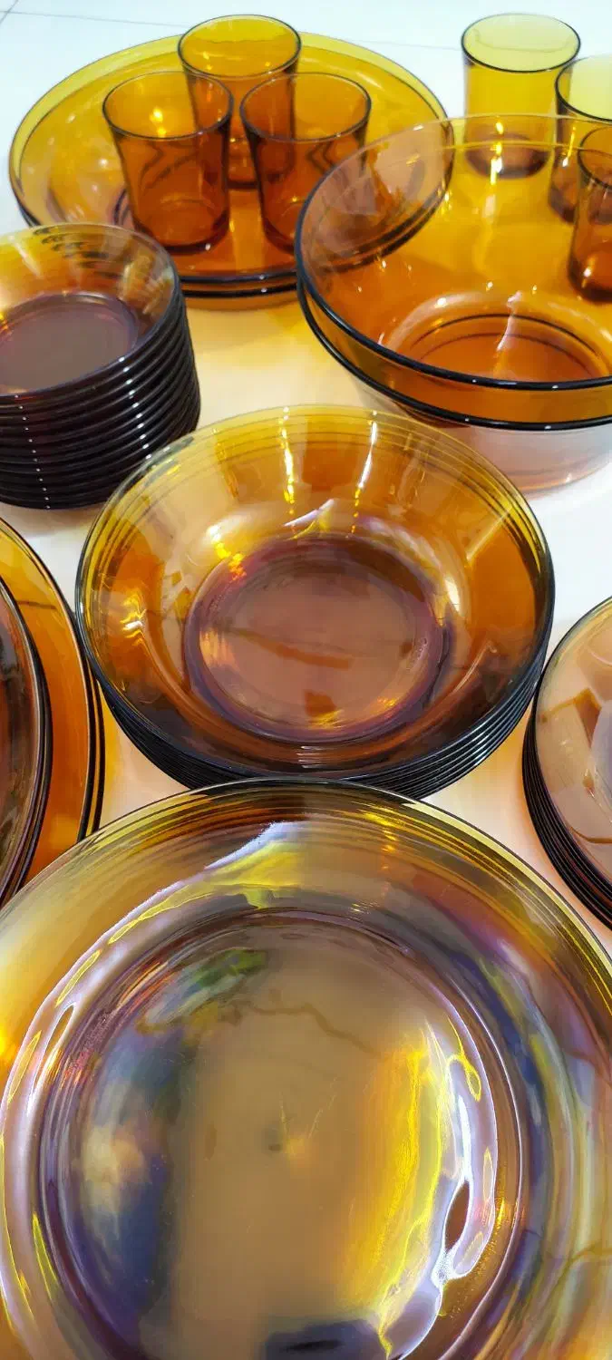 سرویس عسلی دورالکس ۵ میلیون|ظروف سرو و پذیرایی|سنندج, |دیوار