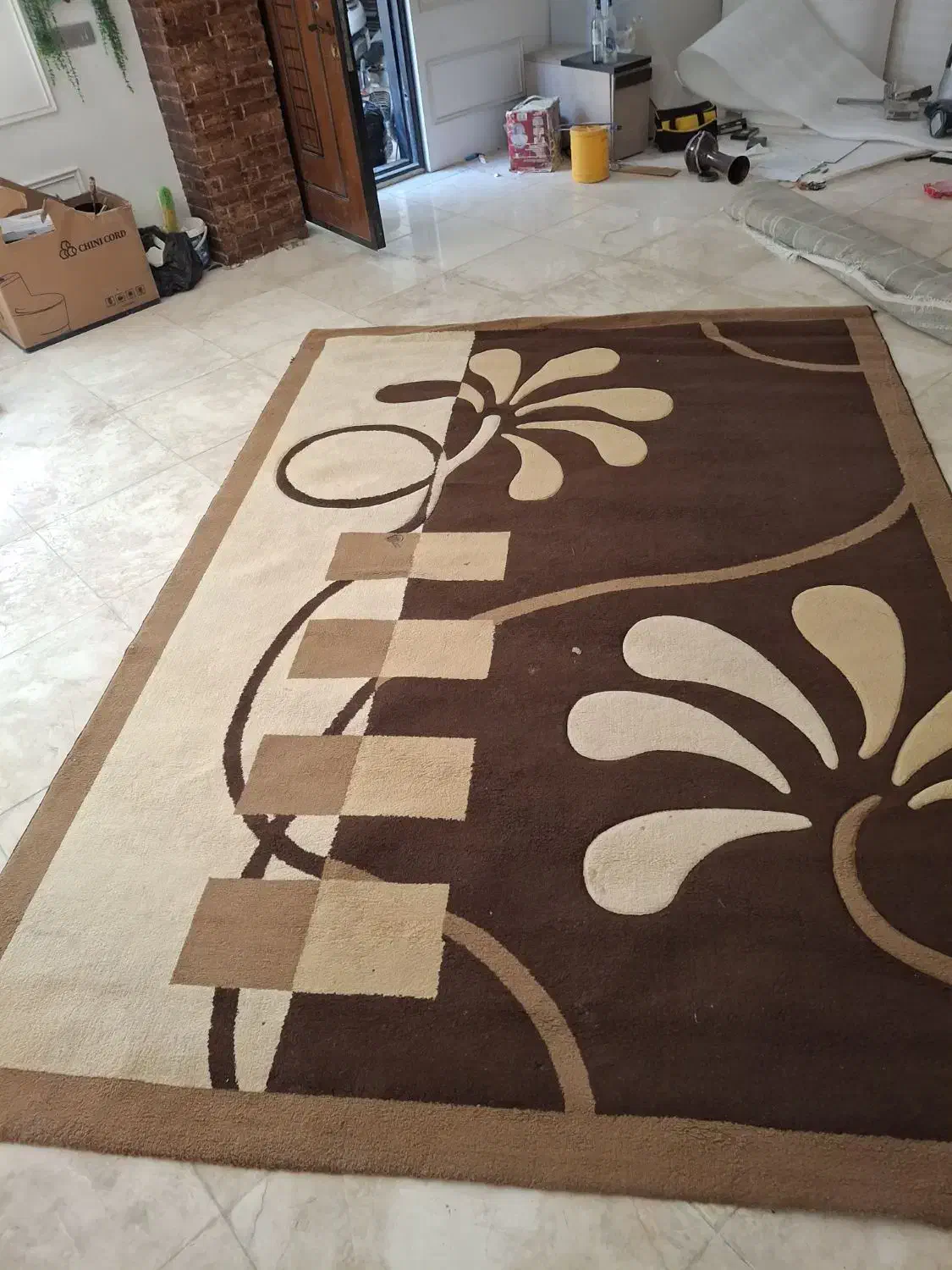 دو عدد فرش 12 متری|فرش|قشم, |دیوار