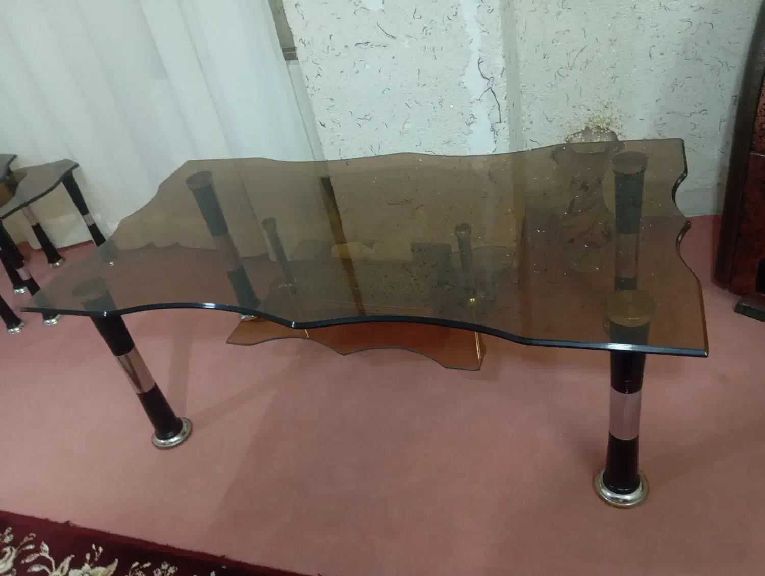 میز جلو مبلی همراه با سه میز عسلی|مبلمان خانگی و میز عسلی|شهرضا, |دیوار