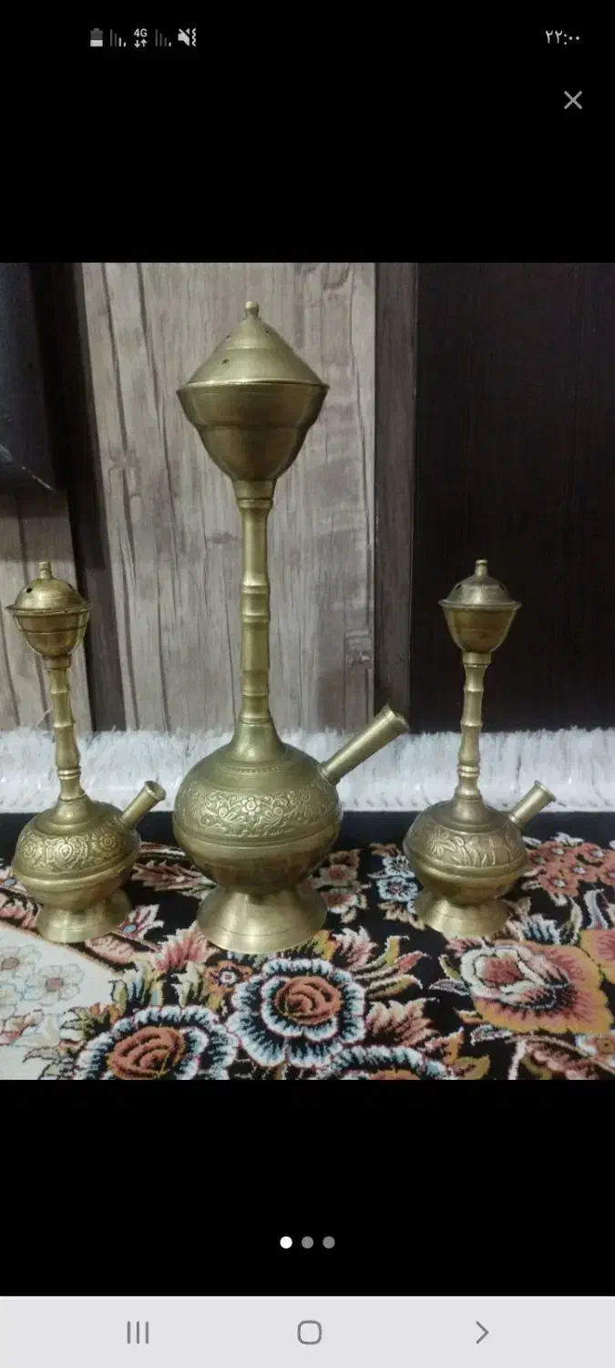 قلیون قدیمی|کلکسیون اشیاء عتیقه|شیراز, نجم آباد|دیوار