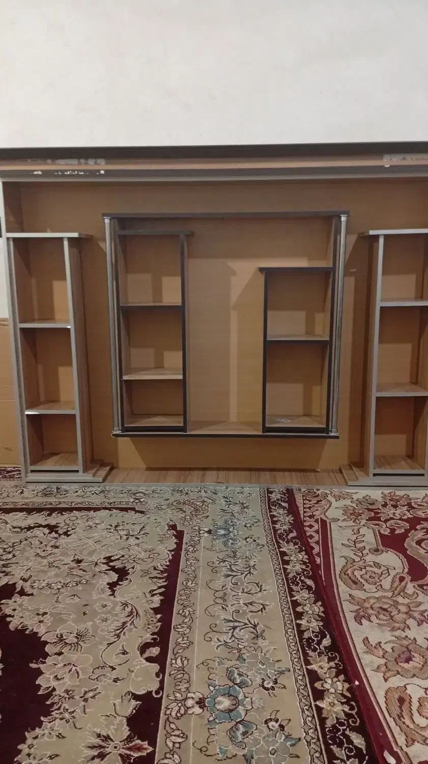 دکور|کتابخانه، شلف، قفسه‌های دیواری|برازجان, |دیوار