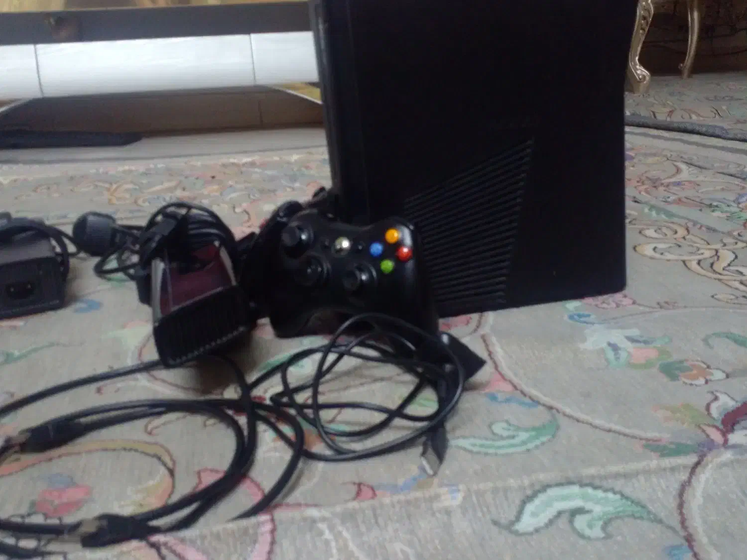 ایکس باکس ۳۶۰ اسلیم ۲۵۰ گیگ همراه کینکت ۳۴ تا بازی|کنسول، بازی ویدئویی و آنلاین|تهران, مسعودیه|دیوار