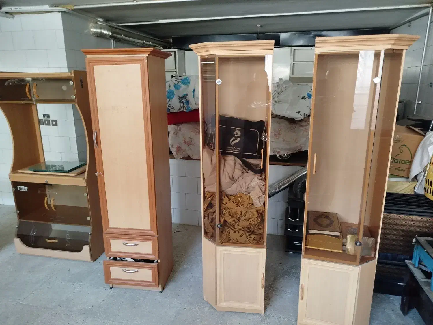 فروش سرویس چوب|بوفه، ویترین، کنسول|کاشمر, |دیوار