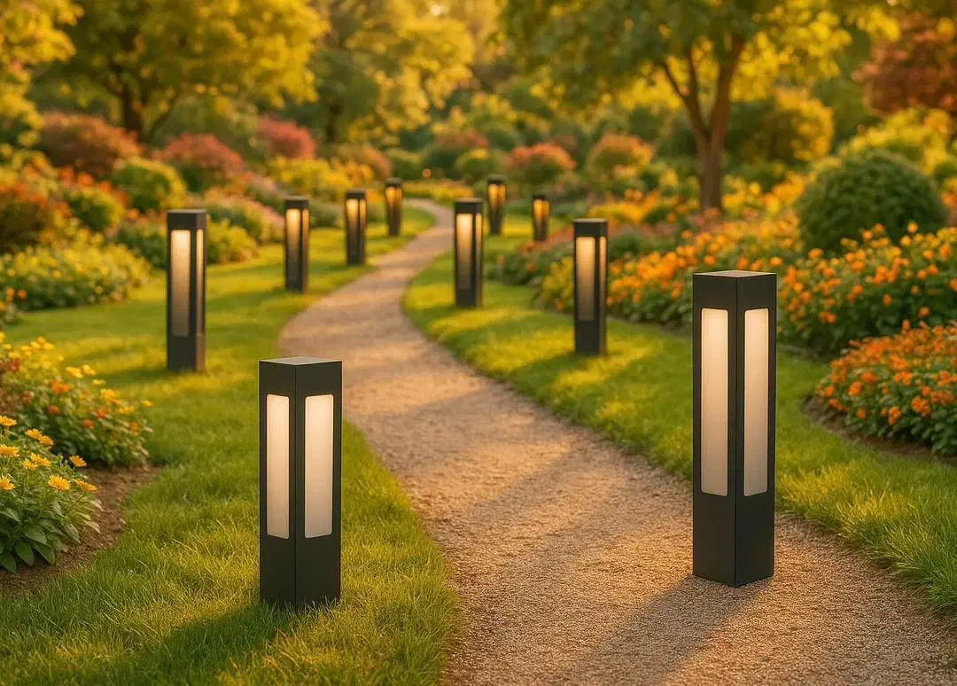 چراغ حیاطی چمنی گالوانیزه رنگ کوره ای|لامپ و چراغ|تهران, لاله زار|دیوار