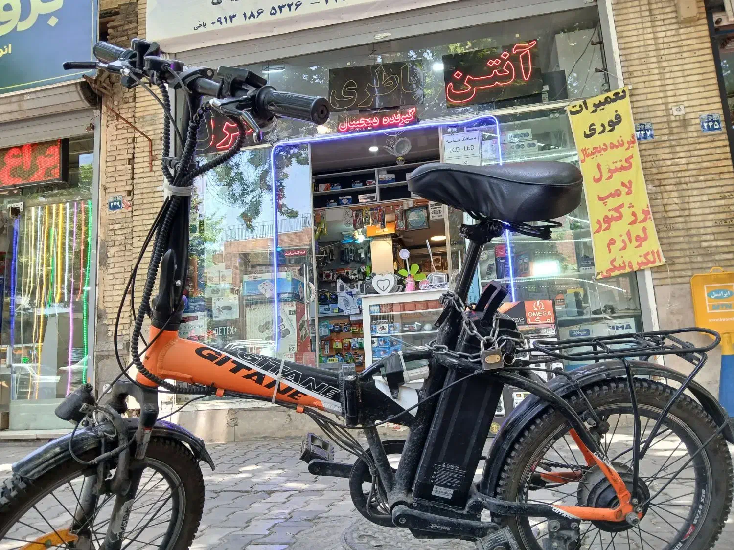 دوچرخه شارژی تا شو باطری عالی|دوچرخه، اسکیت، اسکوتر|اصفهان, خلجا|دیوار