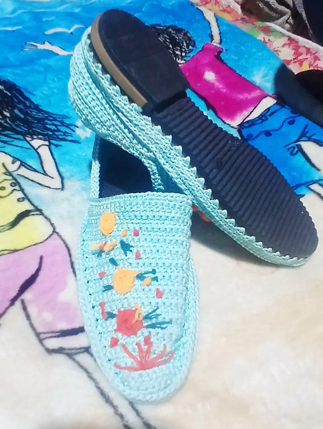 کفش..دستبافت..|کیف، کفش، کمربند|بندرعباس, |دیوار