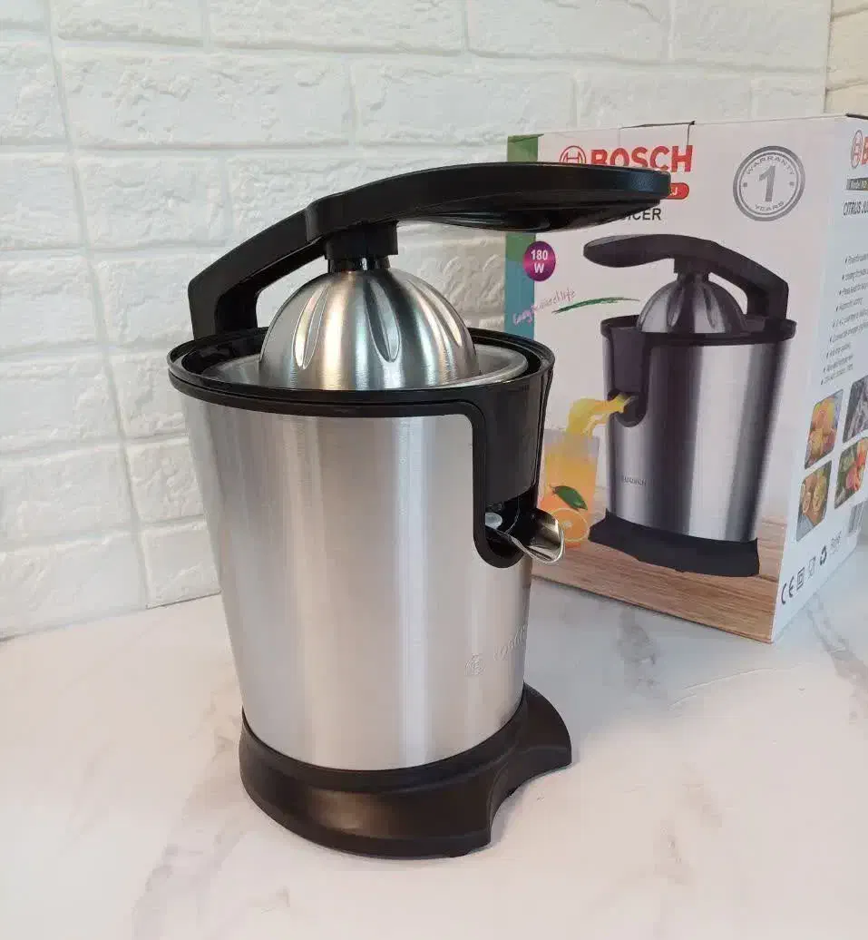 آب مرکبات گیری یا آب پرتقال گیری بوش تمام استیل|آبمیوهگیر و آبمرکباتگیر|یزد, |دیوار