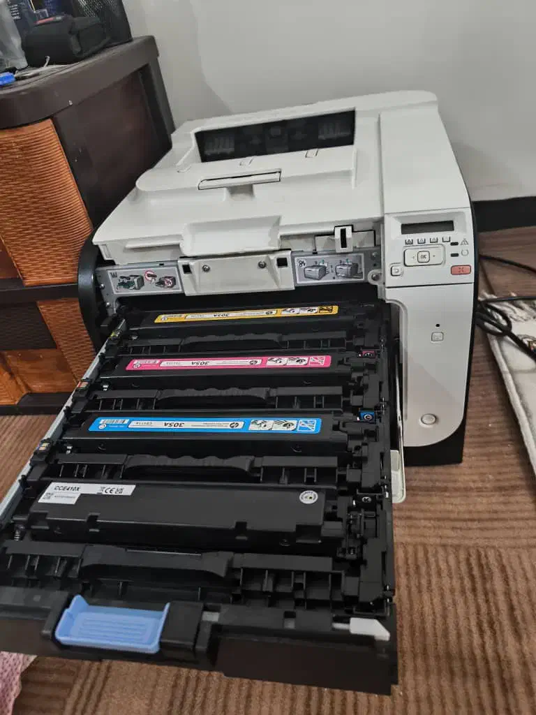 پرینتر لیزری hp رنگی دورو|پرینتر، اسکنر، کپی، فکس|دوگنبدان, |دیوار