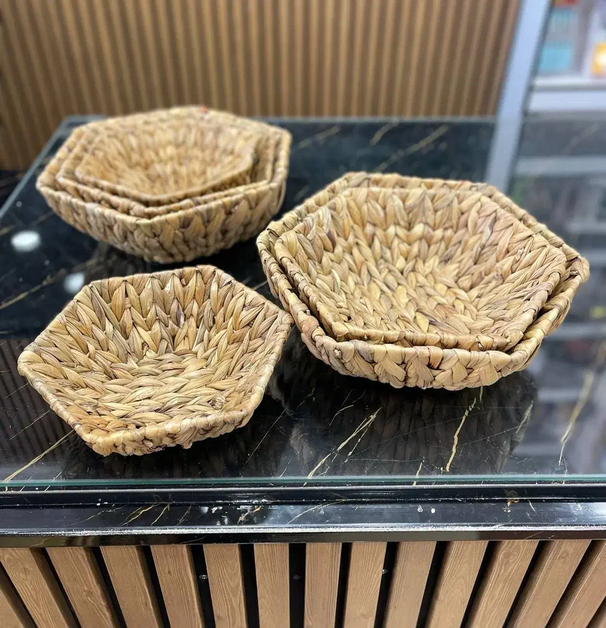 سینی حصیری|صنایع دستی و سایر لوازم تزئینی|خرم‌آباد, |دیوار