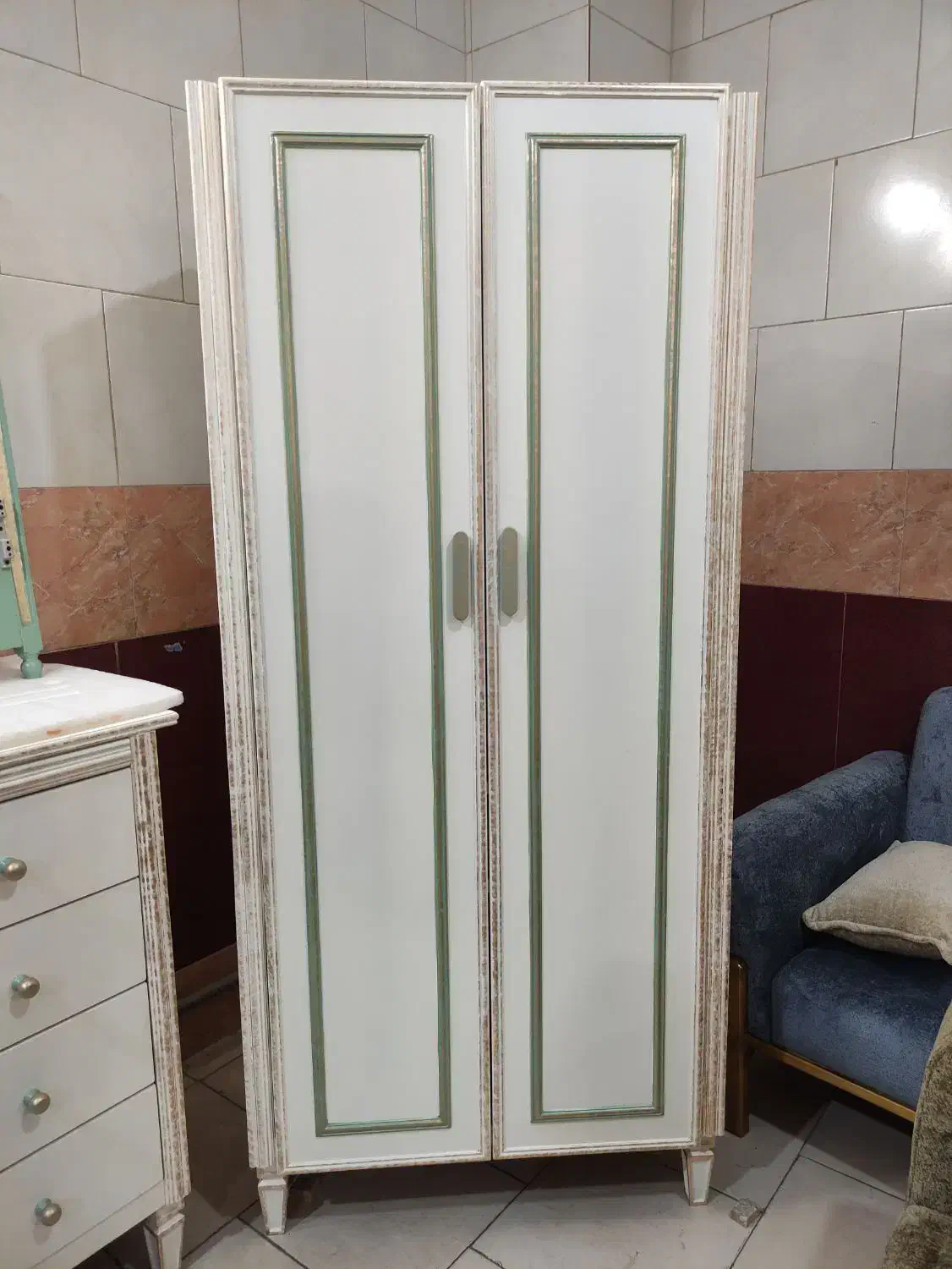 سرویس خواب چوبی 180×80|تخت و سرویس خواب|تبریز, |دیوار