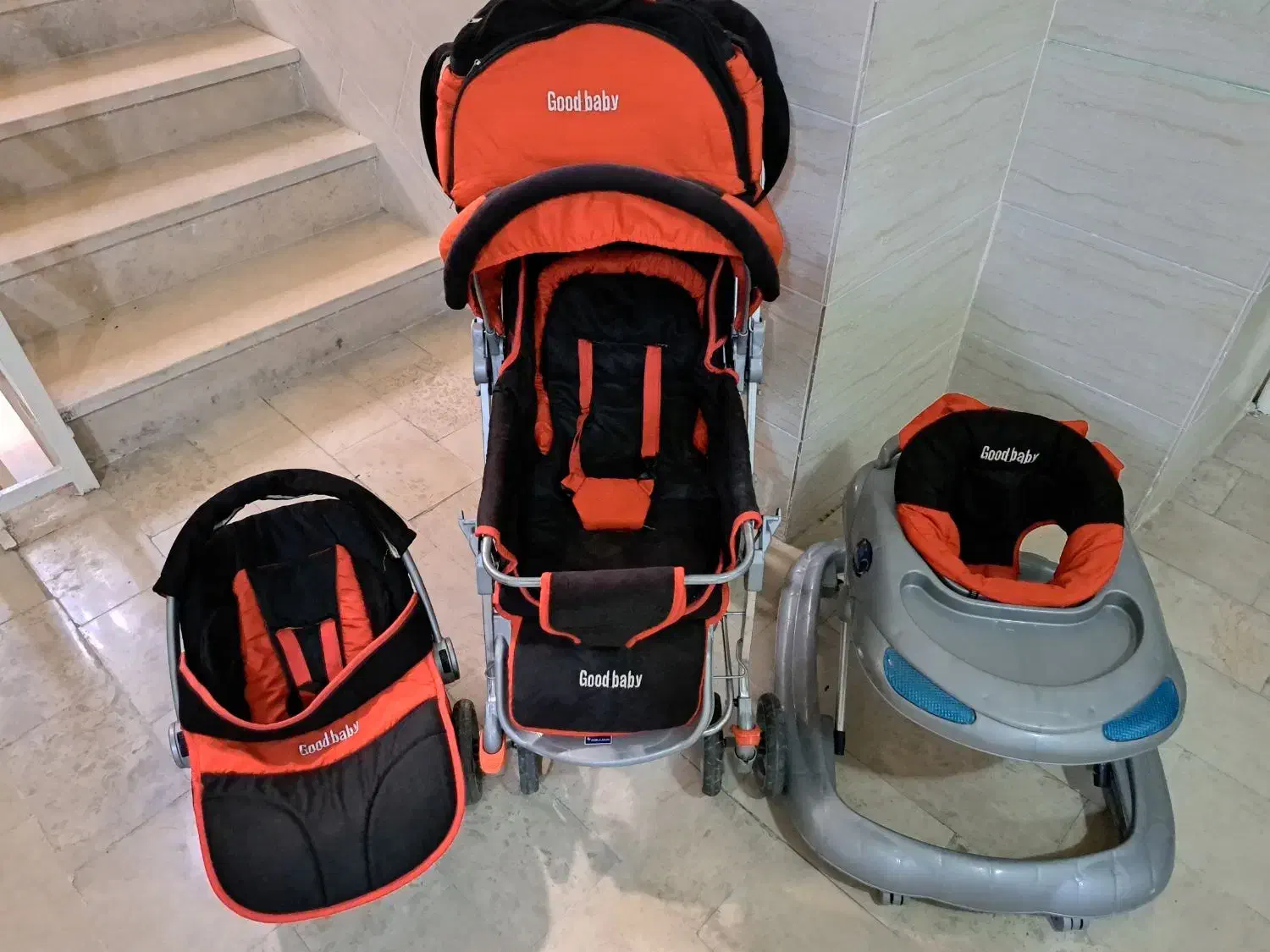 ست کالسکه ،کریر،روروئک وساک|کالسکه و لوازم جانبی|محمدیه-قزوین, |دیوار