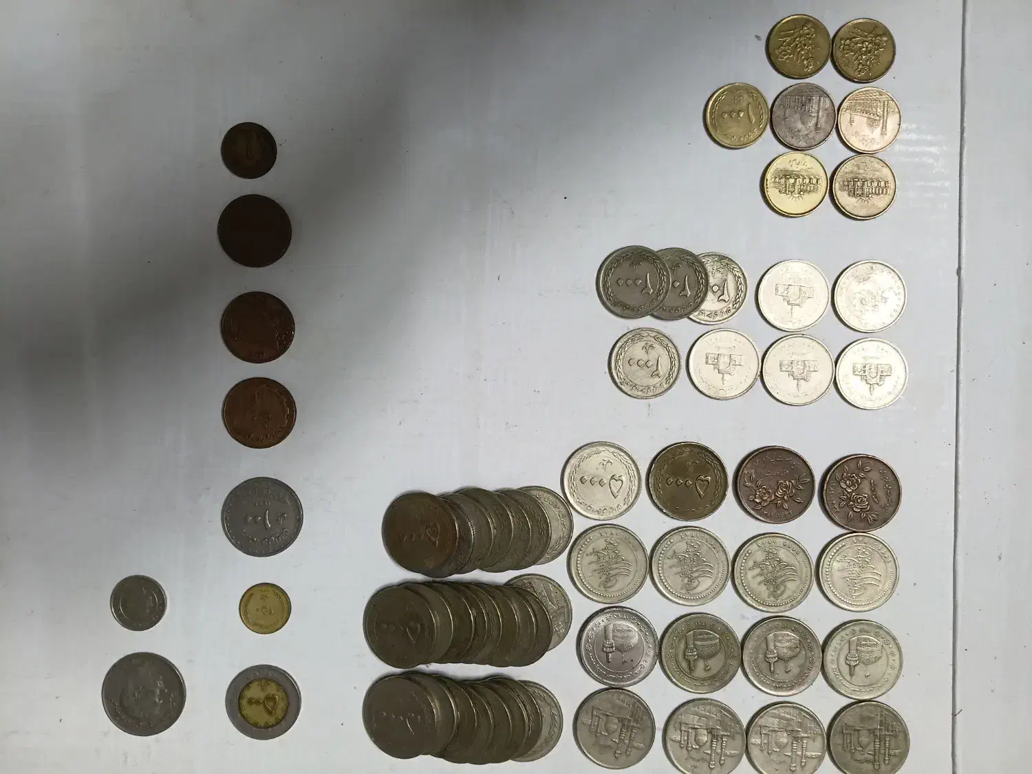 تعداد شصت و پنج قطعه سکه قدیمی  اصلی|کلکسیون سکه، تمبر، اسکناس|گلستان (تهران), |دیوار