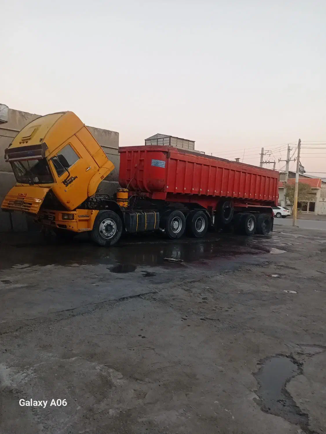 کاماز کشنده تریلی کمپرس|خودرو سنگین|کرمانشاه, |دیوار