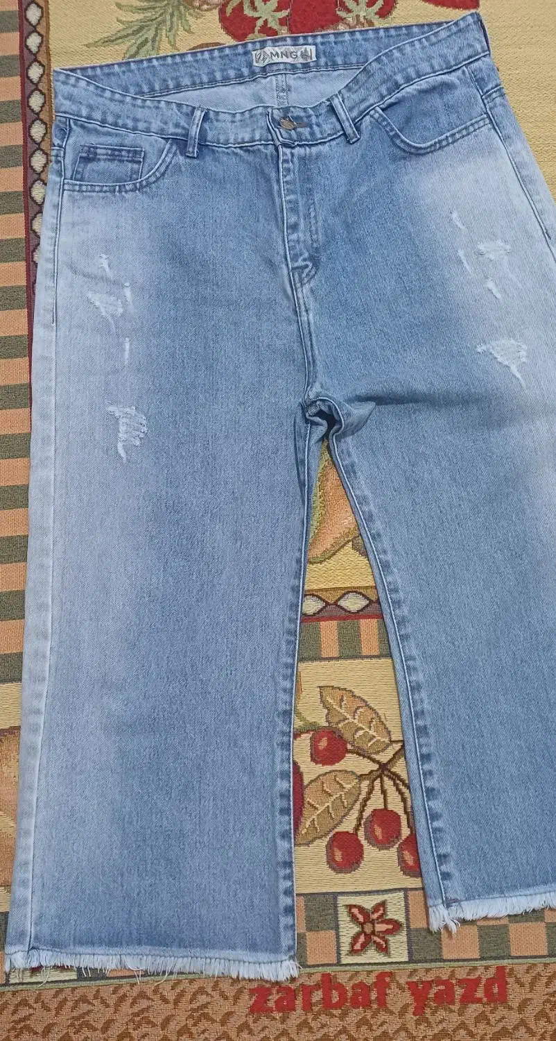 شلوار واید لگ ریش دار|لباس|کلاله, |دیوار