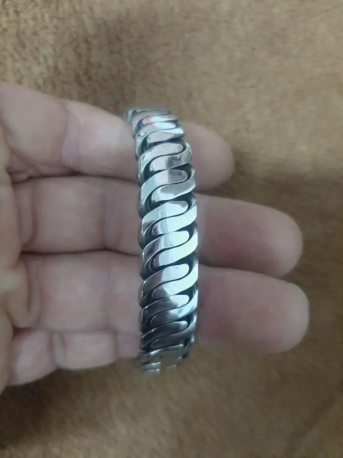 دستبند دخترونه استیل مس وبرنج نقره|بدلیجات|پرند, فاز ۵|دیوار