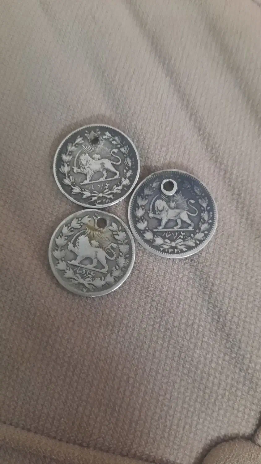 سکه قاجاری نقره|کلکسیون سکه، تمبر، اسکناس|مشهد, رده|دیوار