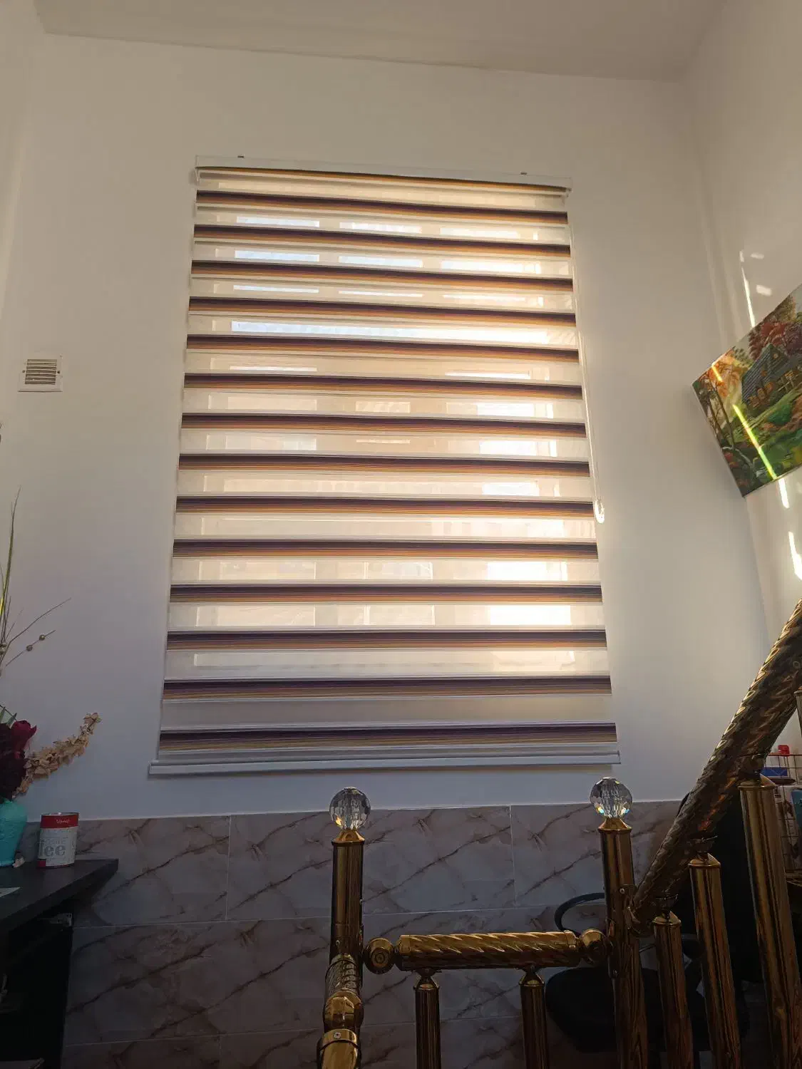 پرده زبرا|پرده، رانر، رومیزی|کبودرآهنگ, |دیوار