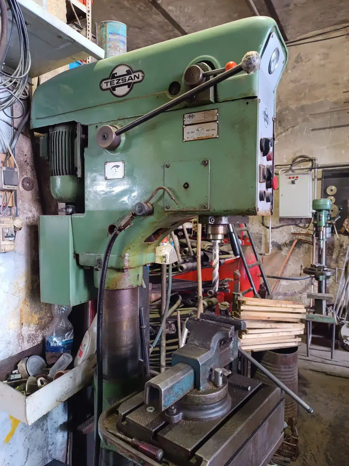 دریل ستونی Tezsan مدل SM35A ترکیه ای|ماشین‌آلات صنعتی|قم, باسکول|دیوار