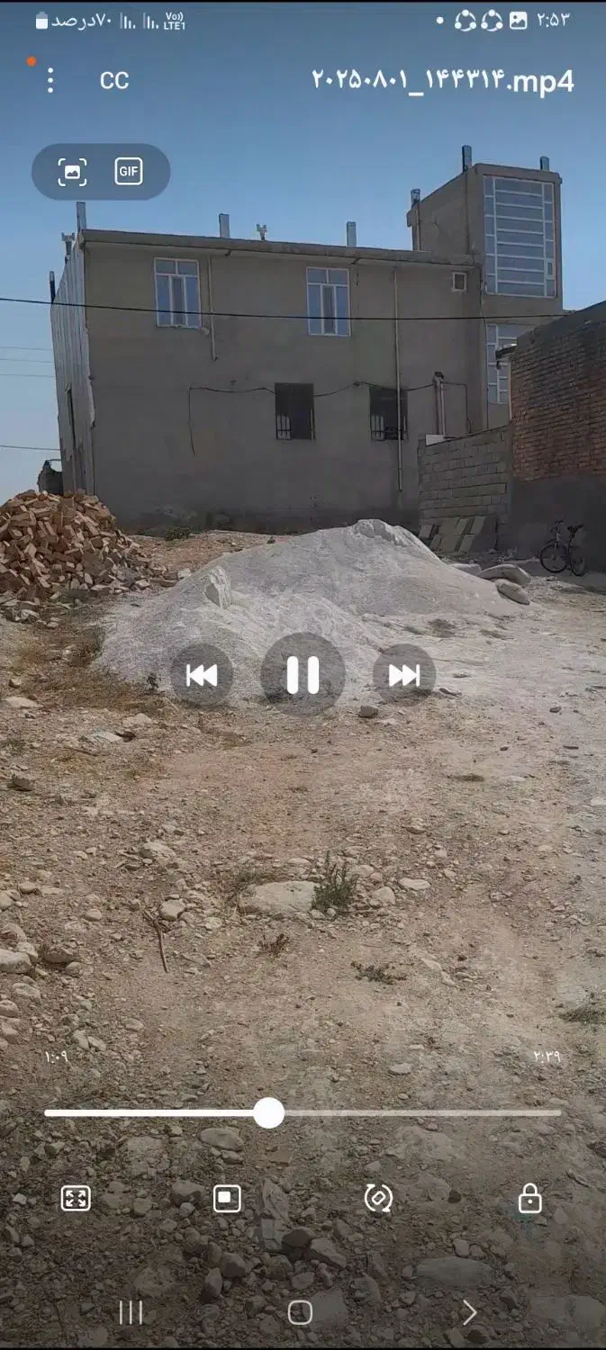 زمین دوبر ۱۰۰ متر شهرک پاونار ده متر ب خیابان اص|فروش زمین و ملک کلنگی|سرپل ذهاب, |دیوار