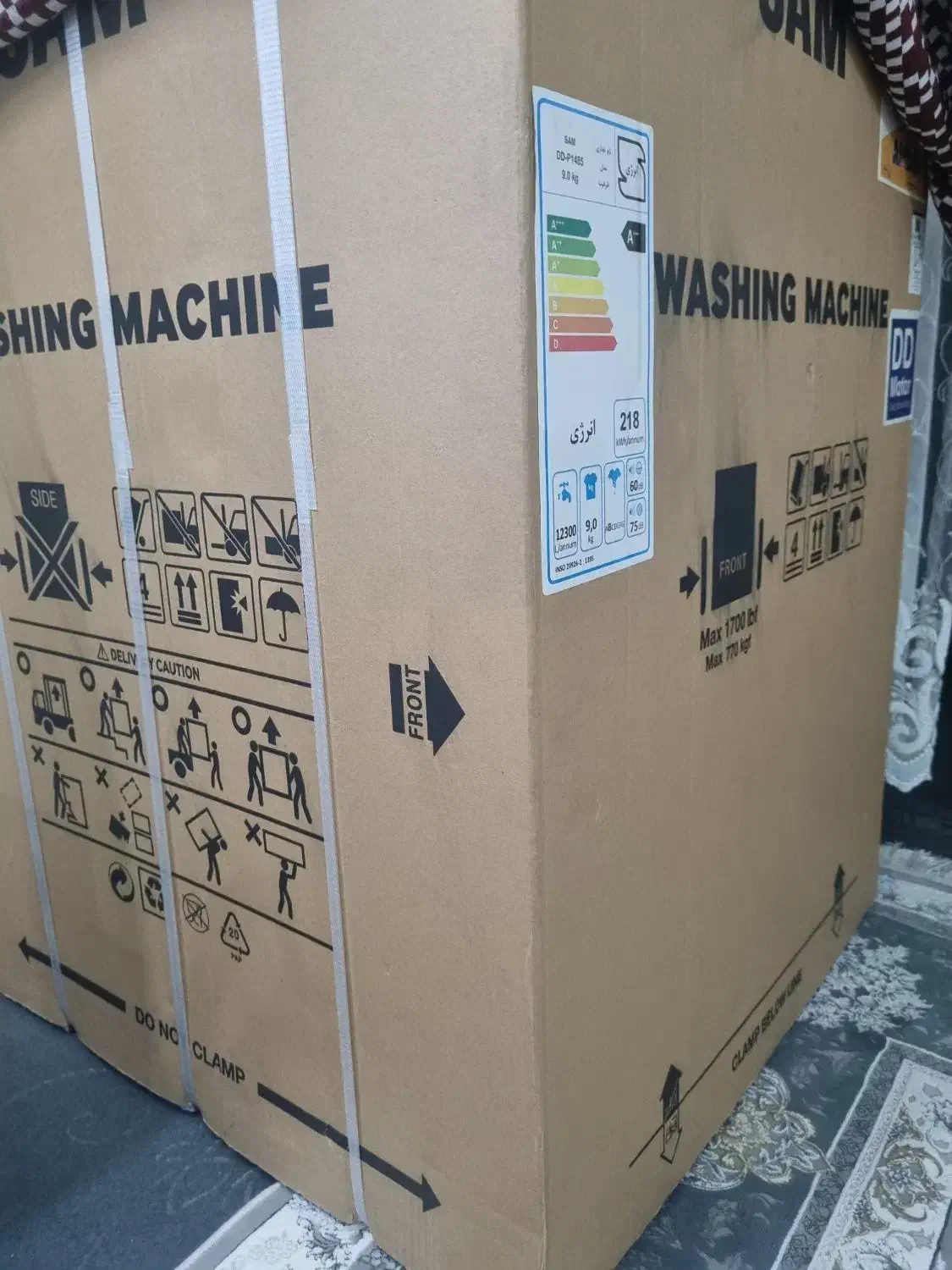 ماشین لباسشویی سام ۹ کیلویی|ماشین لباسشویی و خشککن لباس|گلستان (تهران), |دیوار