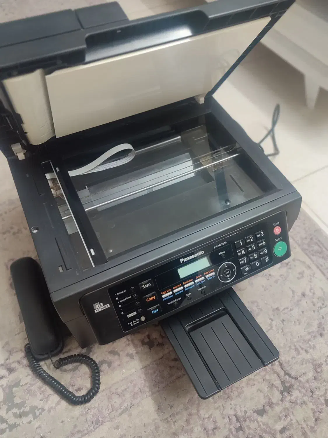 فکس چهر کاره پاناسونیک|پرینتر، اسکنر، کپی، فکس|شیراز, میانرود|دیوار