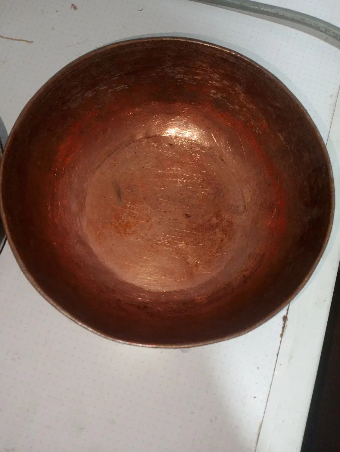 کاسه مسی قدیمی|صنایع دستی و سایر لوازم تزئینی|رضویه, |دیوار