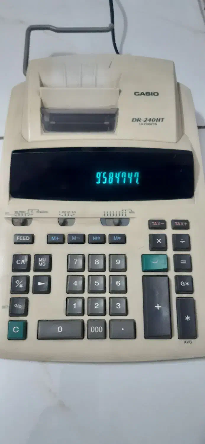 ماشین حساب کاسیو قدیمی.|لوازم التحریر|مشهد, سجادیه|دیوار