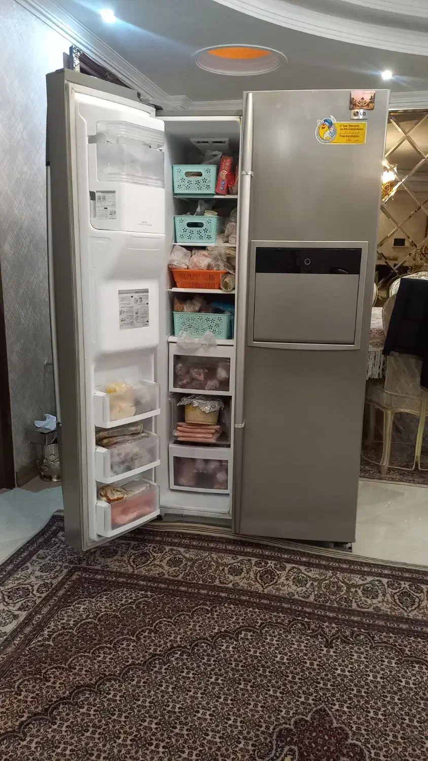 یخچال ال جی اصل  کره سرویس کامل شده 1|یخچال و فریزر|تهران, علی‌آباد|دیوار