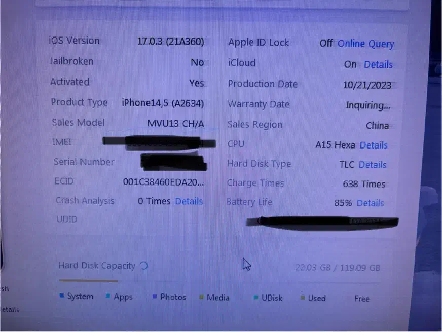 ایفون ۱۳ نرمال ۱۲۸ ch|موبایل|شاهین‌شهر, مخابرات (شهید بهشتی)|دیوار