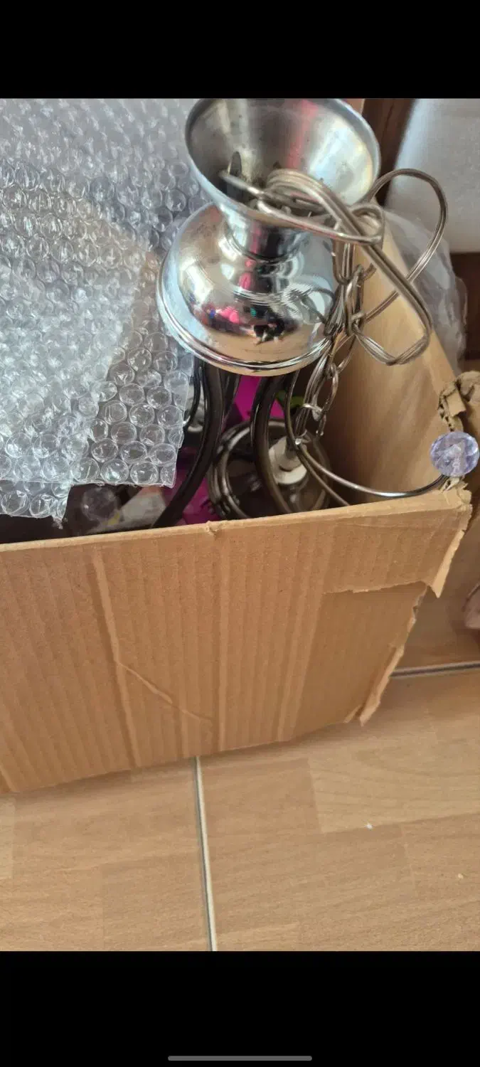 لوستر سه شاخه|لوستر و چراغ آویز|بندرعباس, |دیوار