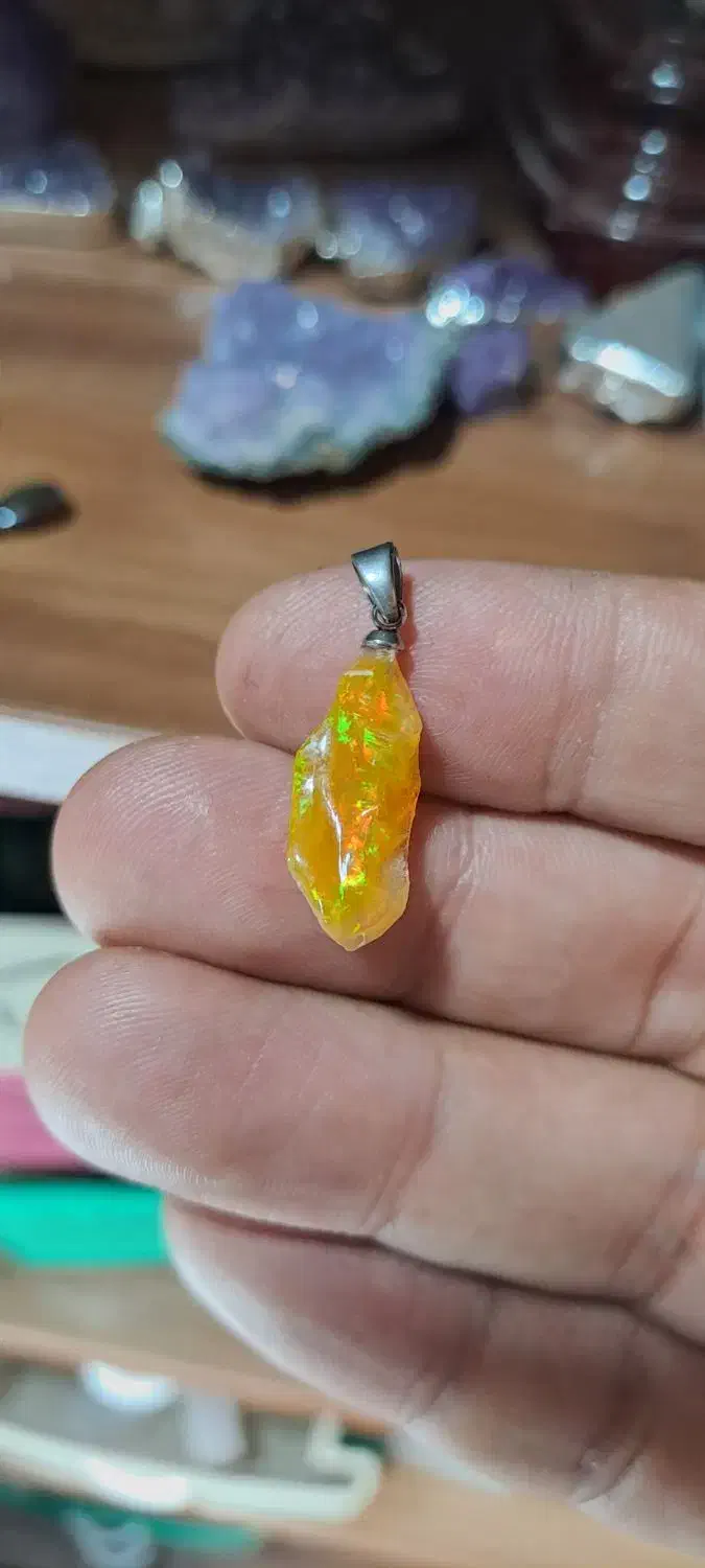 آویزهای سنگ اپال|جواهرات|تهران, شهرک محلاتی|دیوار