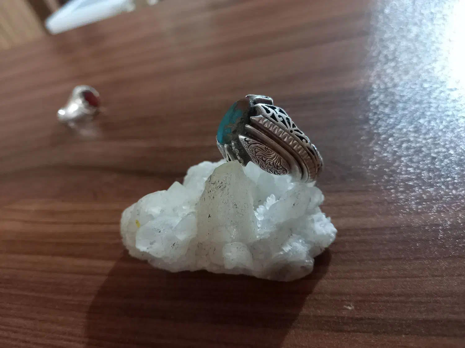 انگشتر فیروزه ....یاقوت گارنت|جواهرات|کرمانشاه, |دیوار