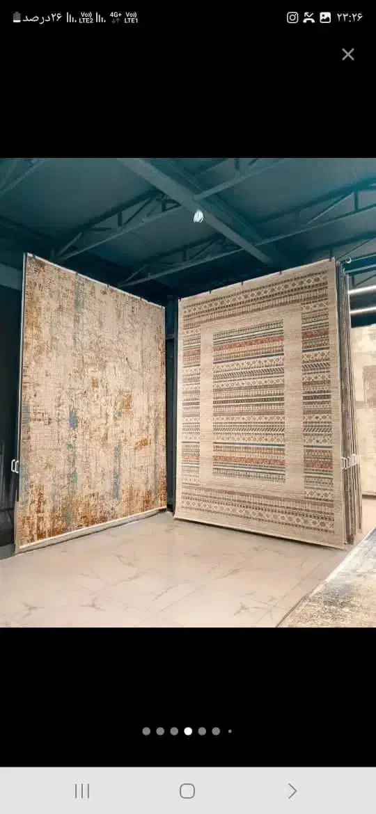 فرش ماشینی پرزکوتاه، طرح جدید/+ قیمت مناسب|فرش|امیدیه, |دیوار