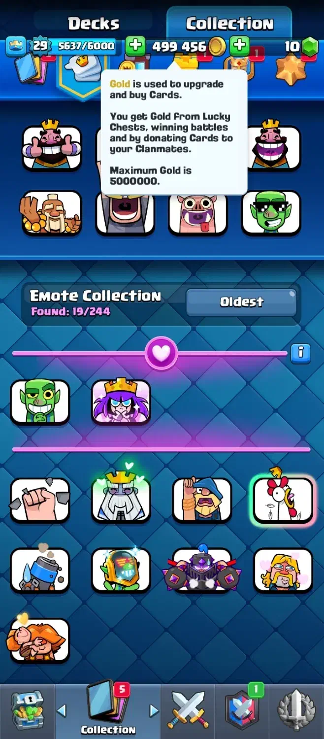 اکانت کلش رویال ۶۰۰ فقط حضوری|کنسول، بازی ویدئویی و آنلاین|بستان آباد, |دیوار