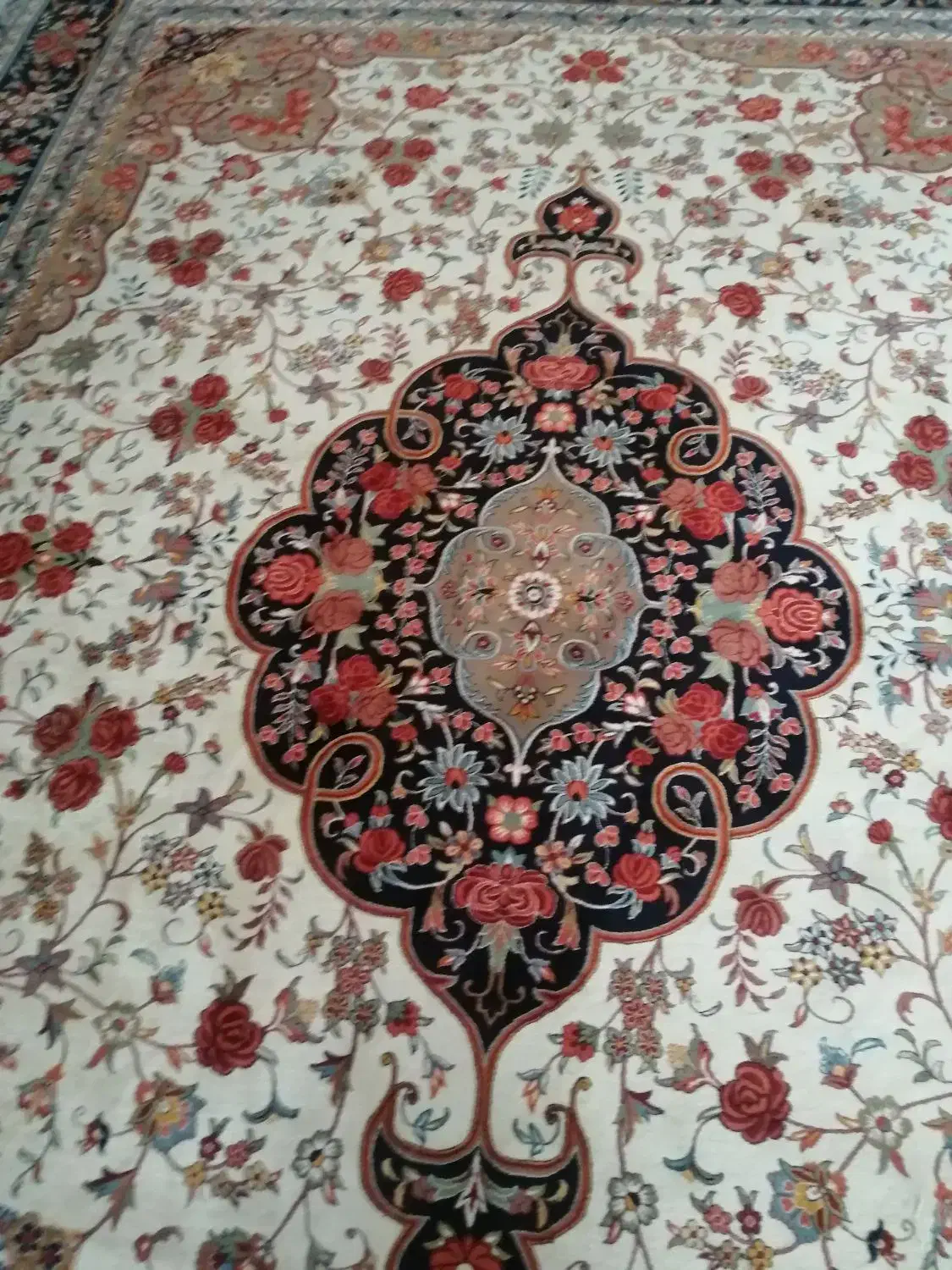 فرش طرح تکاب کویر یزد چهارتخته  ۱۲متری نونو|فرش|زنجان, |دیوار