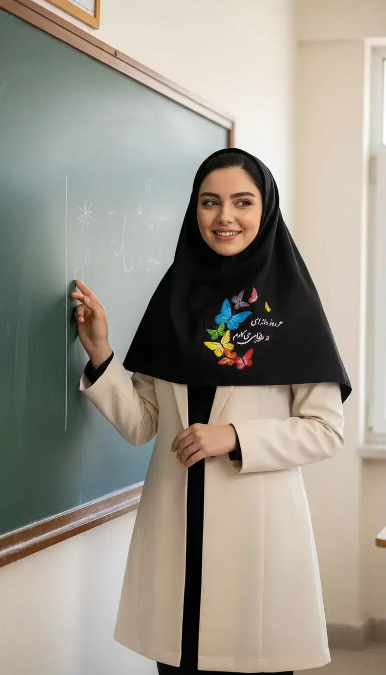 مقنعه خاص|لباس|آران و بیدگل, |دیوار