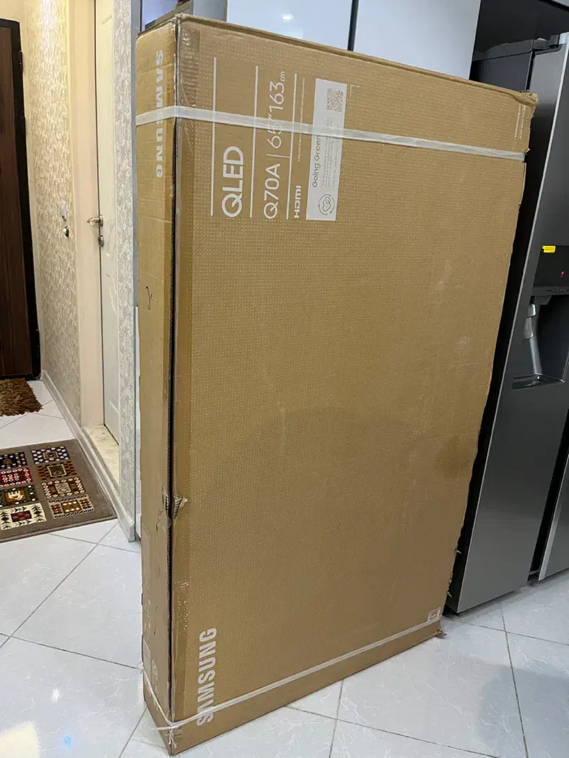 کارتن فابریک تلویزیون سامسونگ ۶۵ اینچ|تلویزیون و پروژکتور|شیراز, شهرک فرزانگان|دیوار