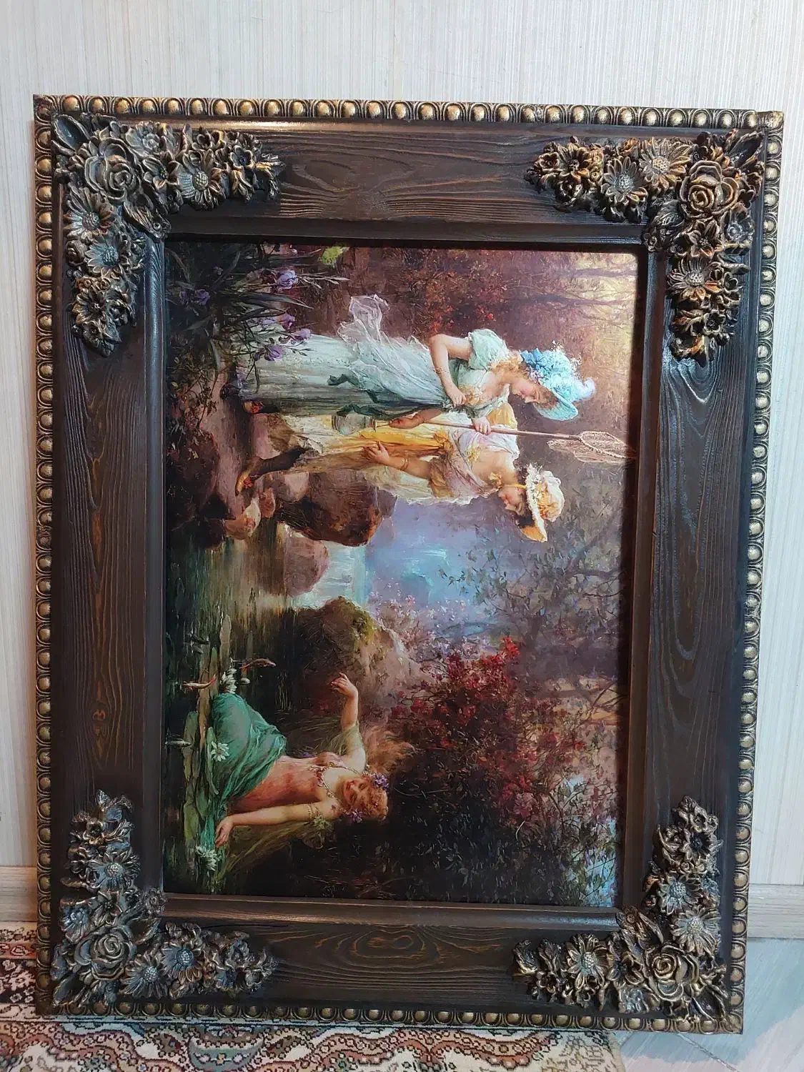 قاب چوبی منبت کاری|تابلو، نقاشی، عکس|مشهد, سید رضی|دیوار