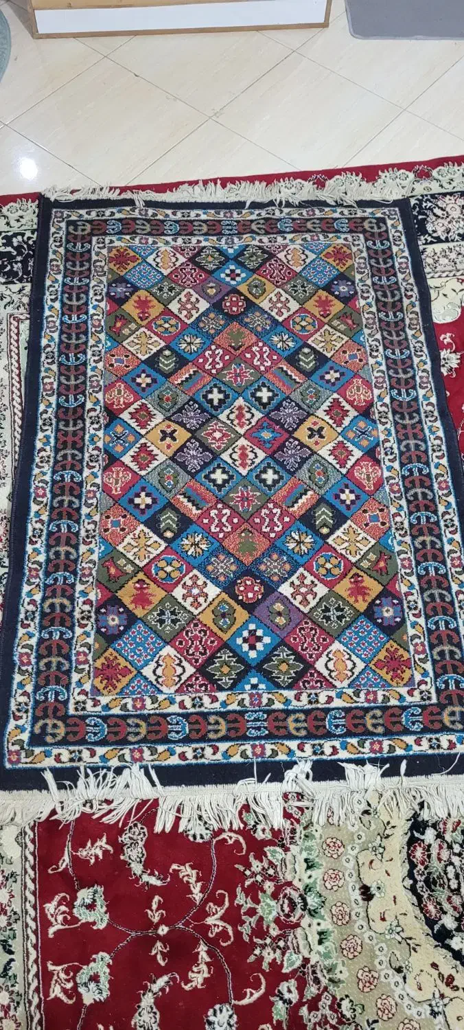 قالیچه یک و نیم متری|فرش|وحیدیه, |دیوار