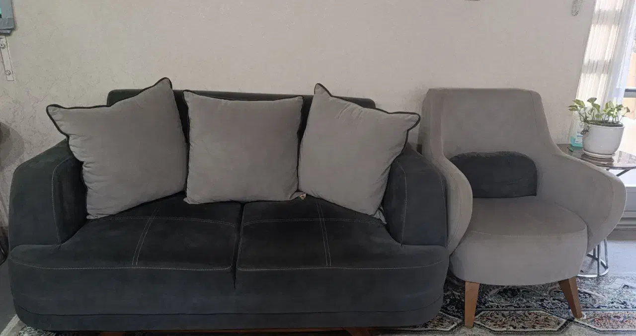 مبل در حد نو|مبلمان خانگی و میز عسلی|رستمآباد, |دیوار