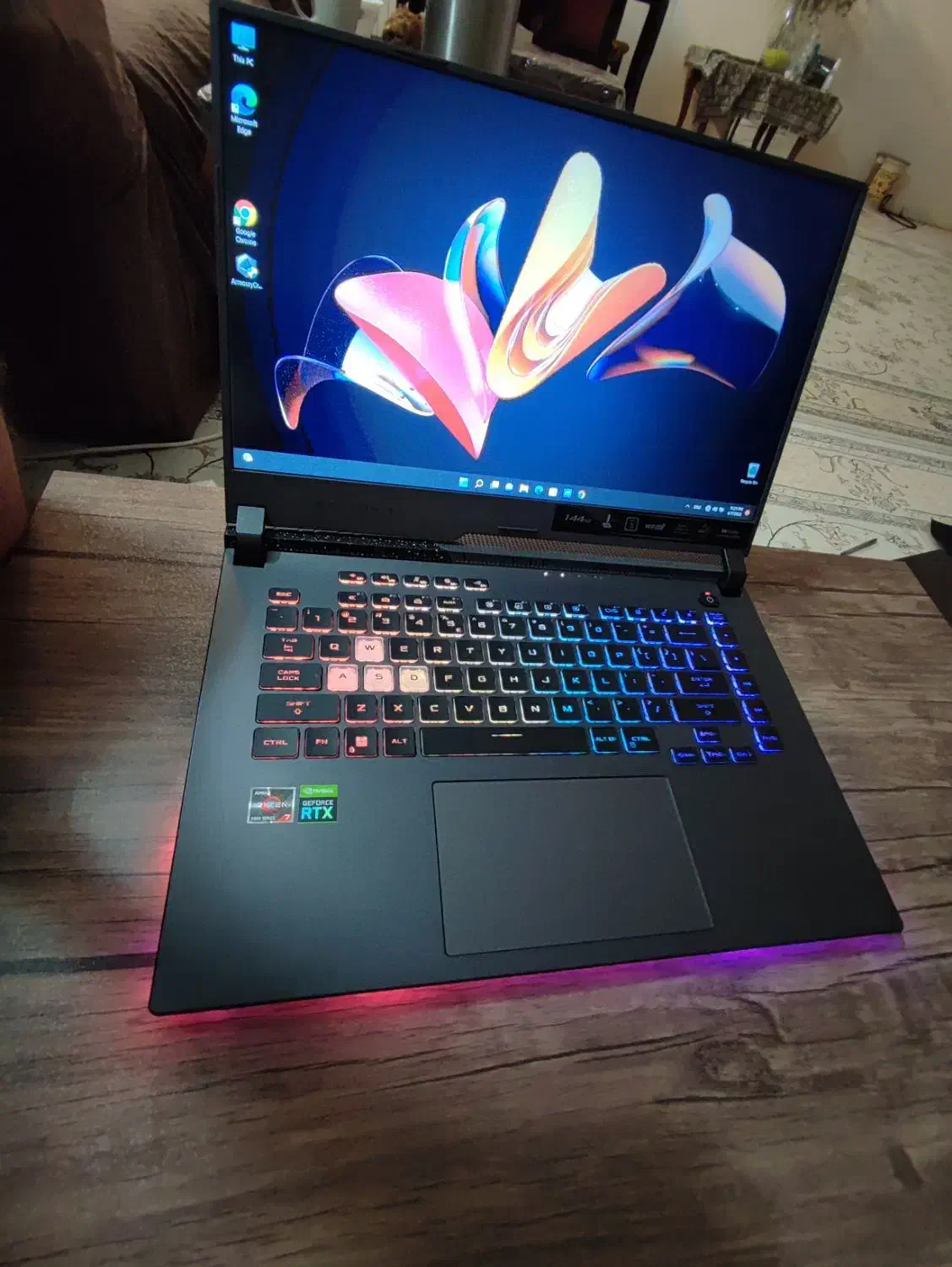 لپتاپ گیمینگ Asus ROG g513 rc در حد نو|رایانه همراه|شیراز, وصال|دیوار