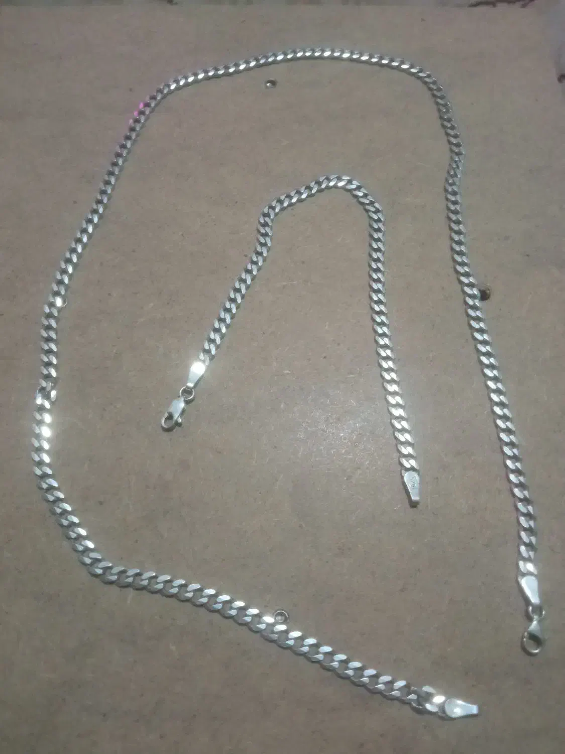 گردنبند و دستبند نقره خارجی (ترک)|بدلیجات|تویسرکان, |دیوار